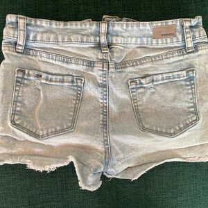 RSQ Girls Vintage High Rise Light blue denim shorts